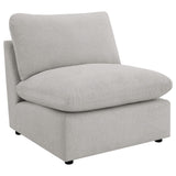 Silla modular sin brazos Collins gris