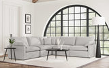 Silla modular sin brazos Collins gris