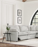 Sillón reclinable eléctrico modular Collins LAF gris