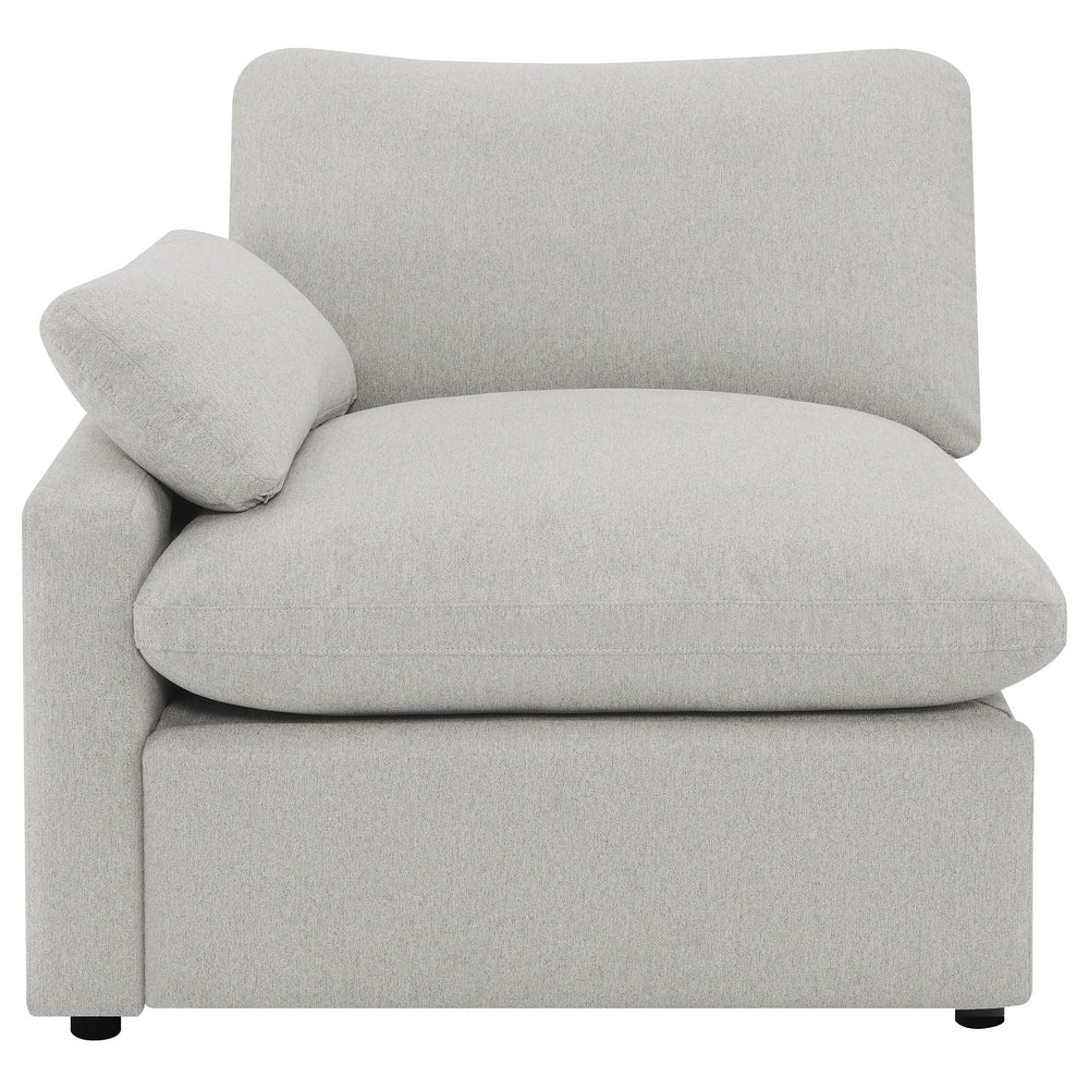 Sillón reclinable eléctrico modular Collins LAF gris