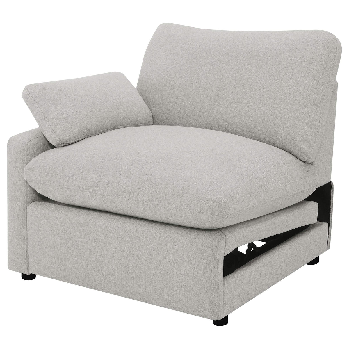 Sillón reclinable eléctrico modular Collins LAF gris