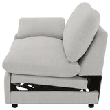 Sillón reclinable eléctrico modular Collins LAF gris