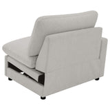 Sillón reclinable eléctrico modular Collins LAF gris