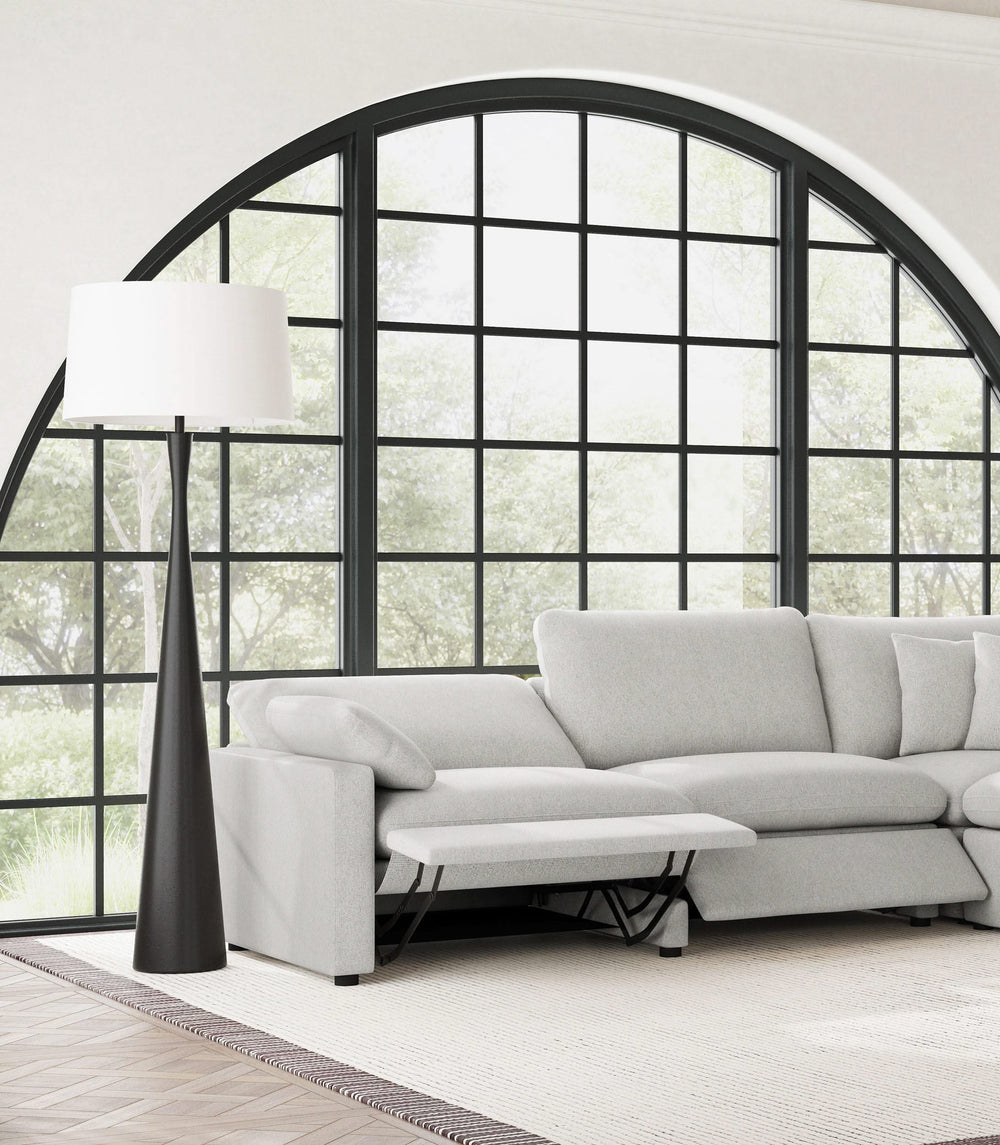 Sillón reclinable eléctrico modular Collins RAF gris