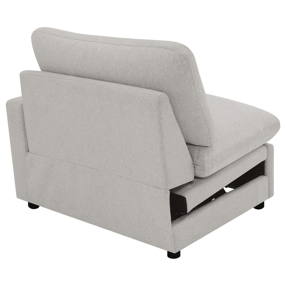 Sillón reclinable eléctrico modular Collins RAF gris