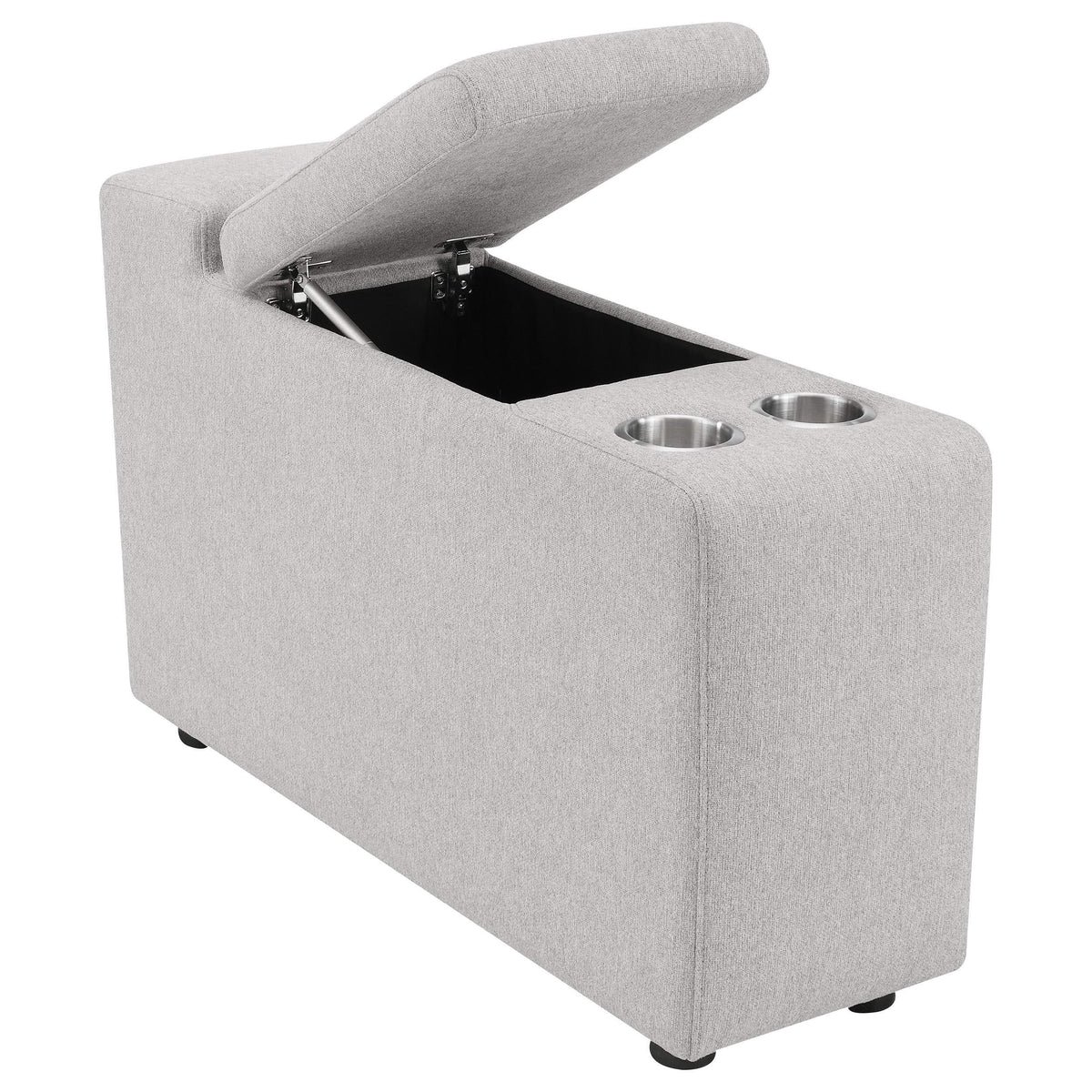 Collins - Asientos reclinables eléctricos para cine en casa de 5 piezas, color gris