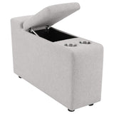 Collins - Asientos reclinables eléctricos para cine en casa de 5 piezas, color gris
