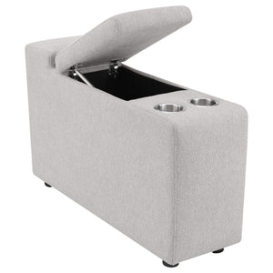 Collins - Asientos reclinables eléctricos para cine en casa de 5 piezas, color gris