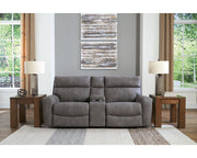 Next-Gen DuraPella 3-Piece Power Reclining Sectional Loveseat with Console