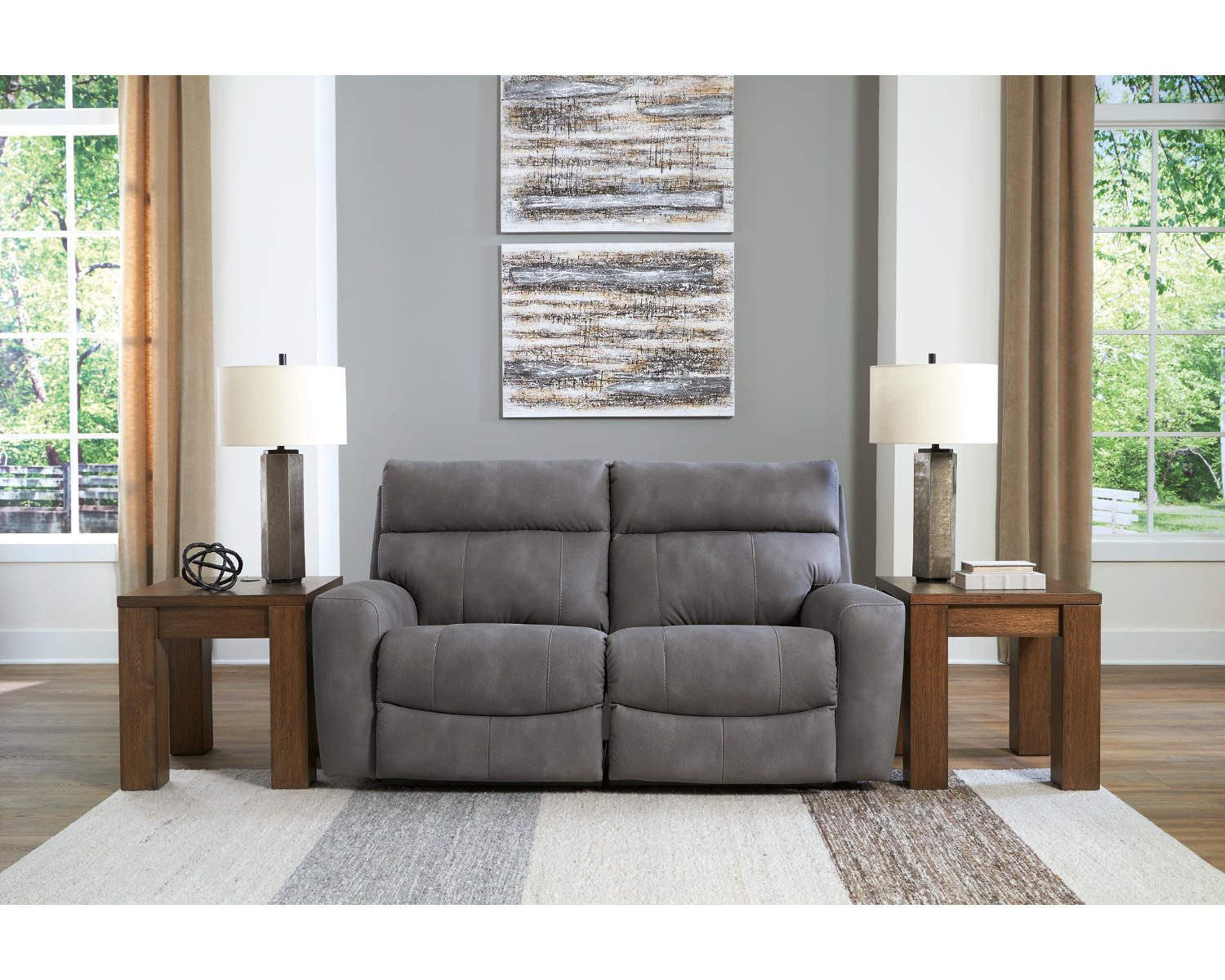 Next-Gen DuraPella 2-Piece Power Reclining Sectional Loveseat