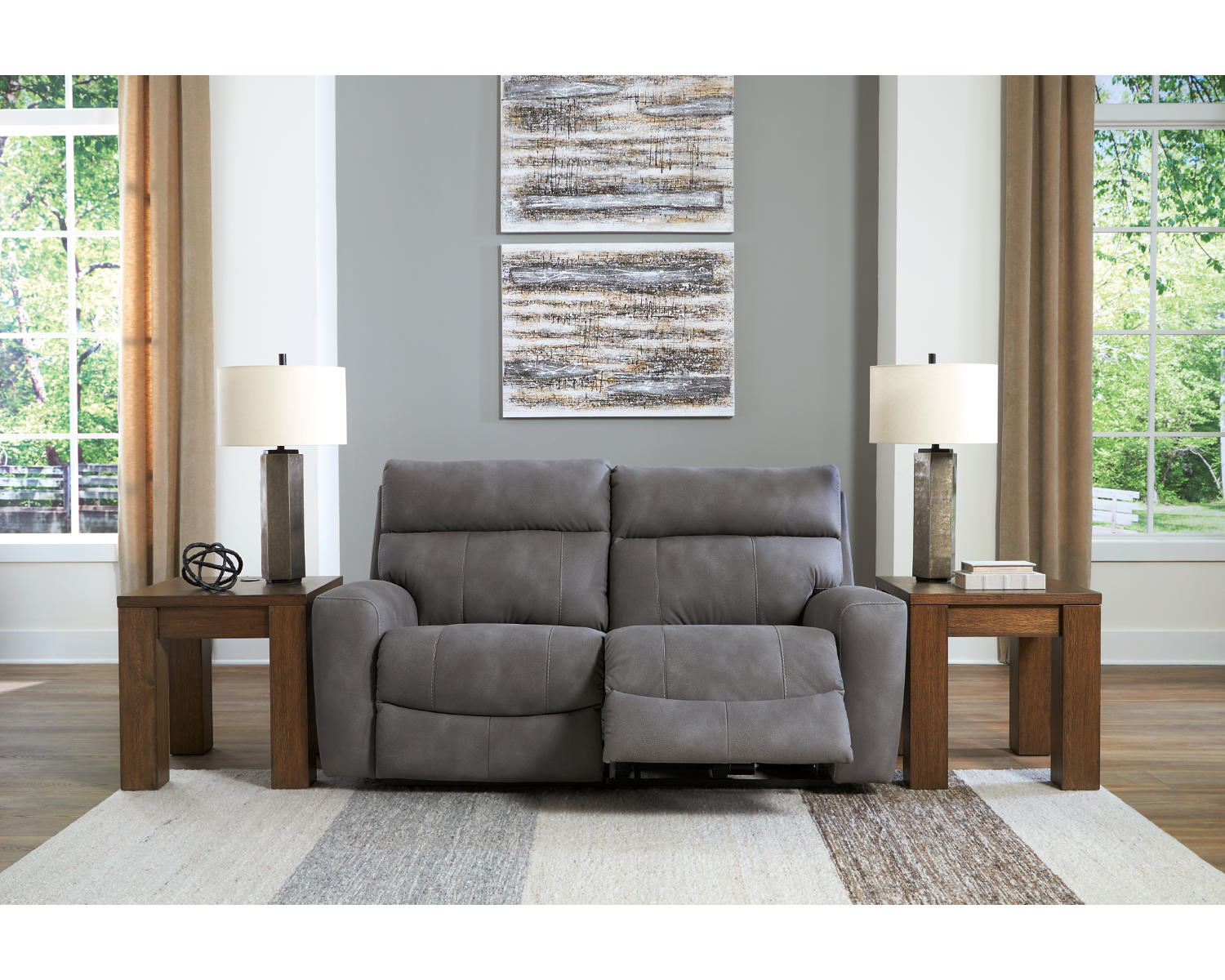 Next-Gen DuraPella 2-Piece Power Reclining Sectional Loveseat