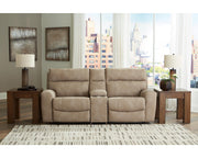 Next-Gen DuraPella 3-Piece Power Reclining Sectional Loveseat with Console