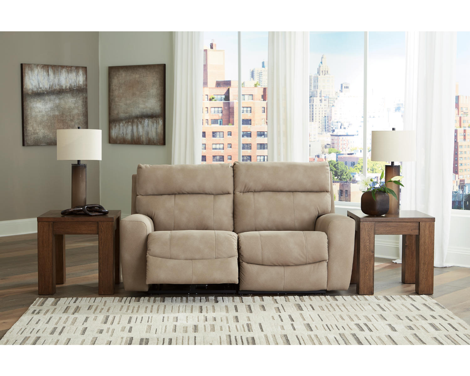 Next-Gen DuraPella 2-Piece Power Reclining Sectional Loveseat