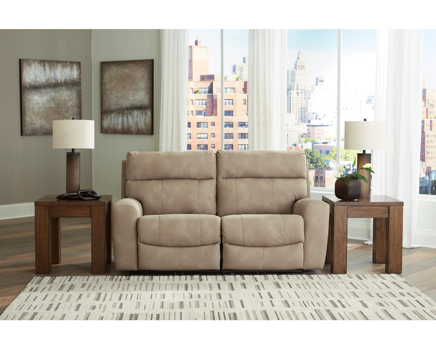 Next-Gen DuraPella 2-Piece Power Reclining Sectional Loveseat