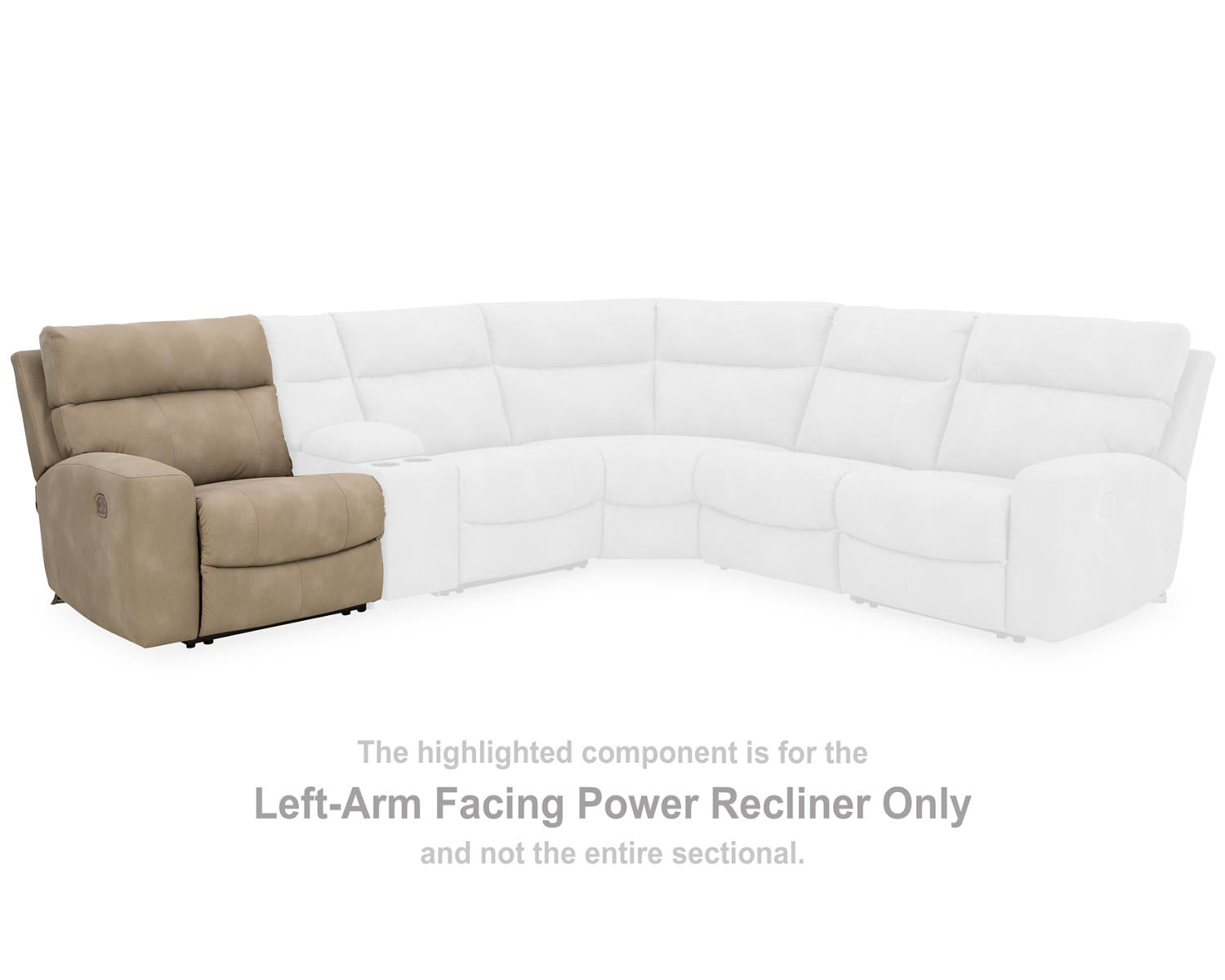 Next-Gen DuraPella Left-Arm Facing Power Recliner