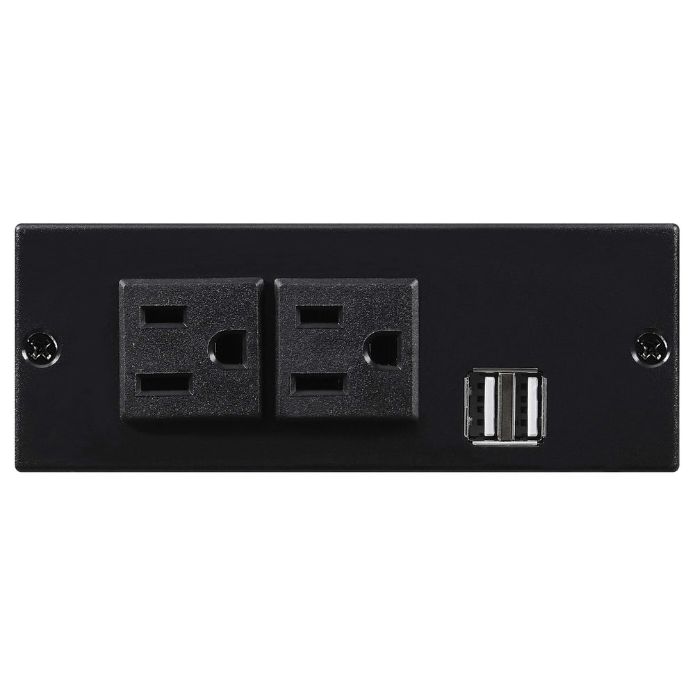 Conjunto de sofá eléctrico tapizado Flamenco de 2 piezas en color carbón