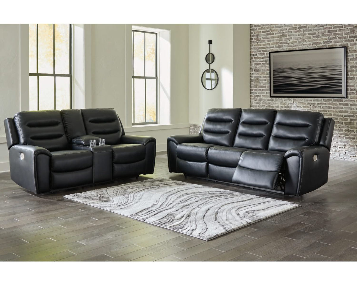 Warlin Power Reclining Sofa and Loveseat