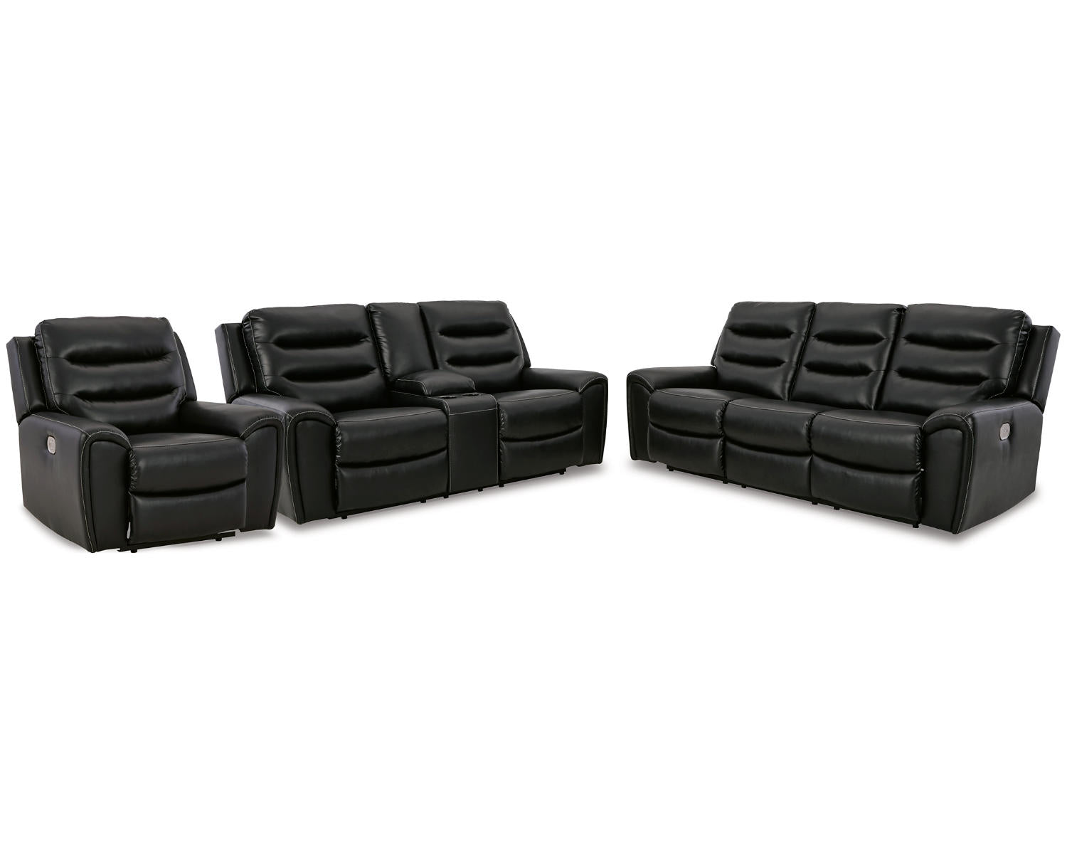 Warlin Power Reclining Sofa, Loveseat and Recliner