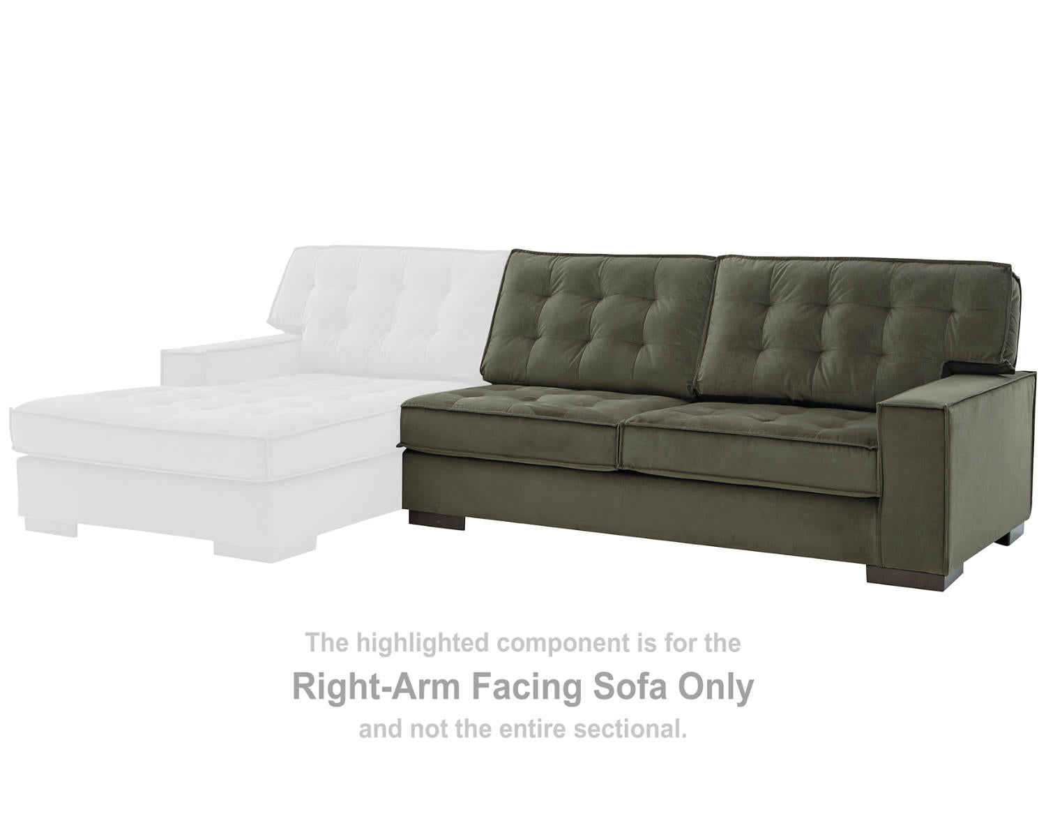 Caspian-Town Right-Arm Facing Sofa