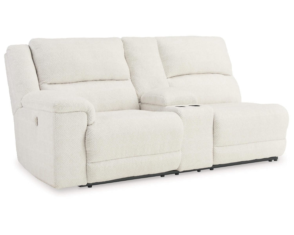 Keensburg Left-Arm Facing Power Reclining Loveseat with Console