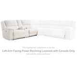 Keensburg Left-Arm Facing Power Reclining Loveseat with Console