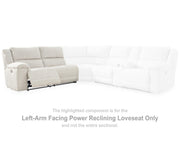 Keensburg Left-Arm Facing Power Reclining Loveseat