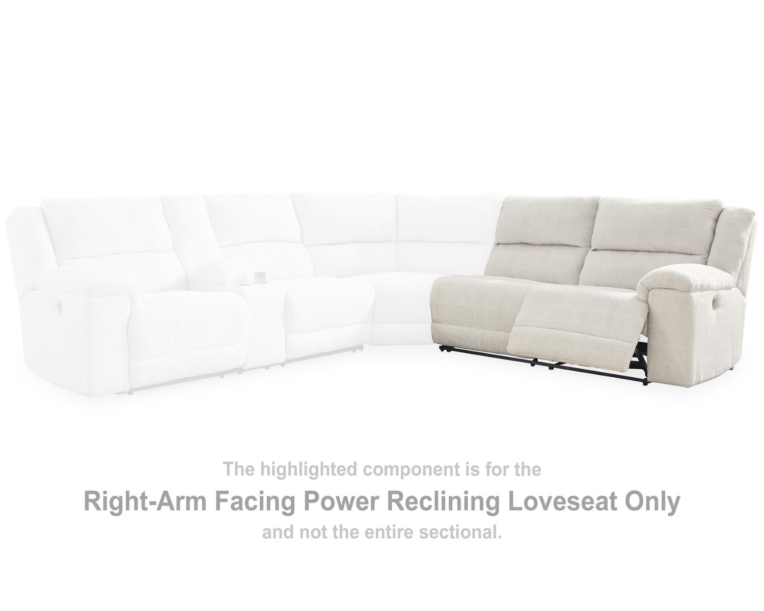 Keensburg Right-Arm Facing Power Reclining Loveseat