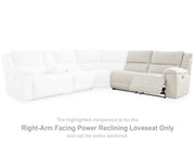 Keensburg Right-Arm Facing Power Reclining Loveseat