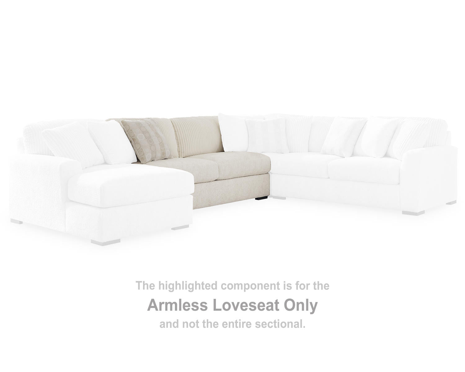 Chessington Armless Loveseat