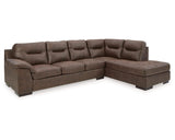 Seccional de 2 piezas con chaise longue Maderla