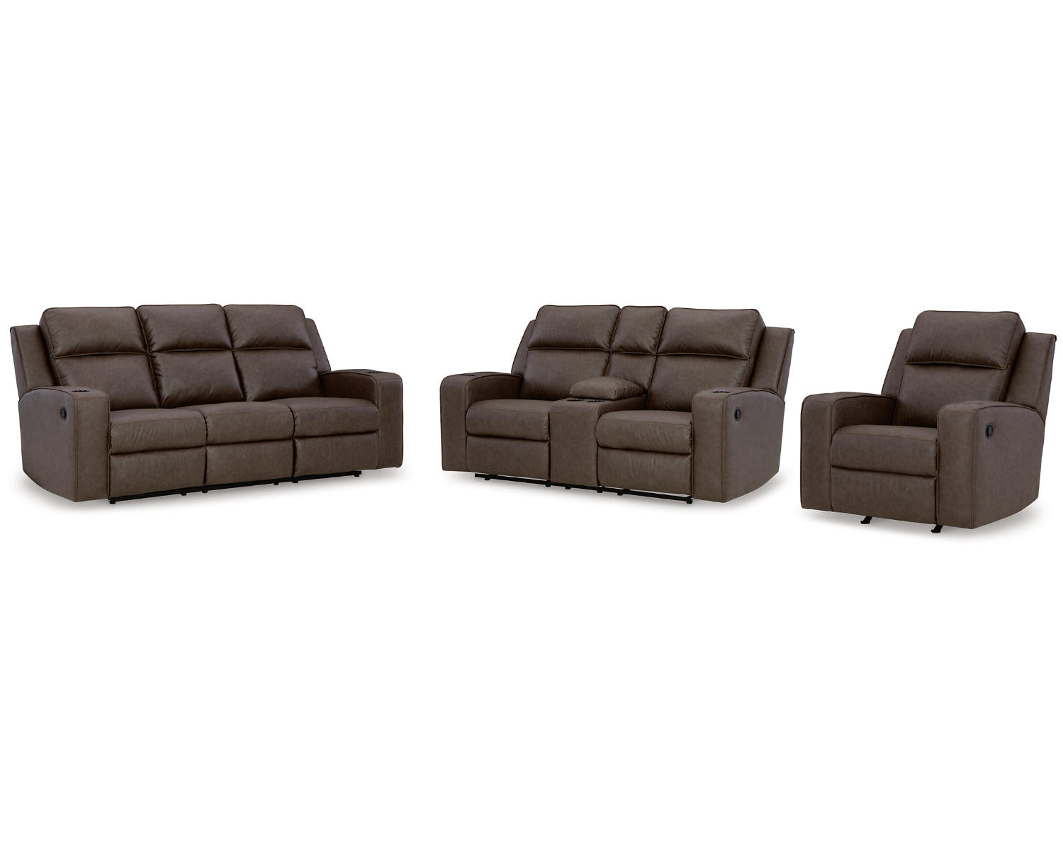 Lavenhorne Reclining Sofa, Loveseat and Recliner