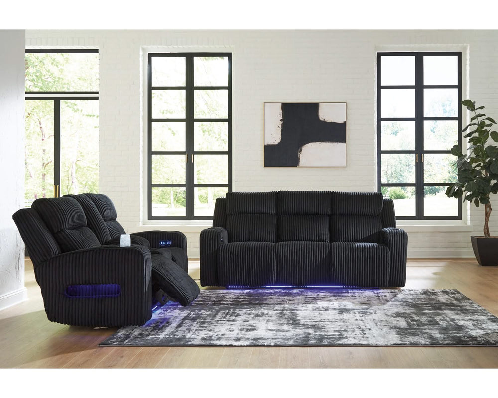Forest Lake Power Reclining Sofa and Loveseat