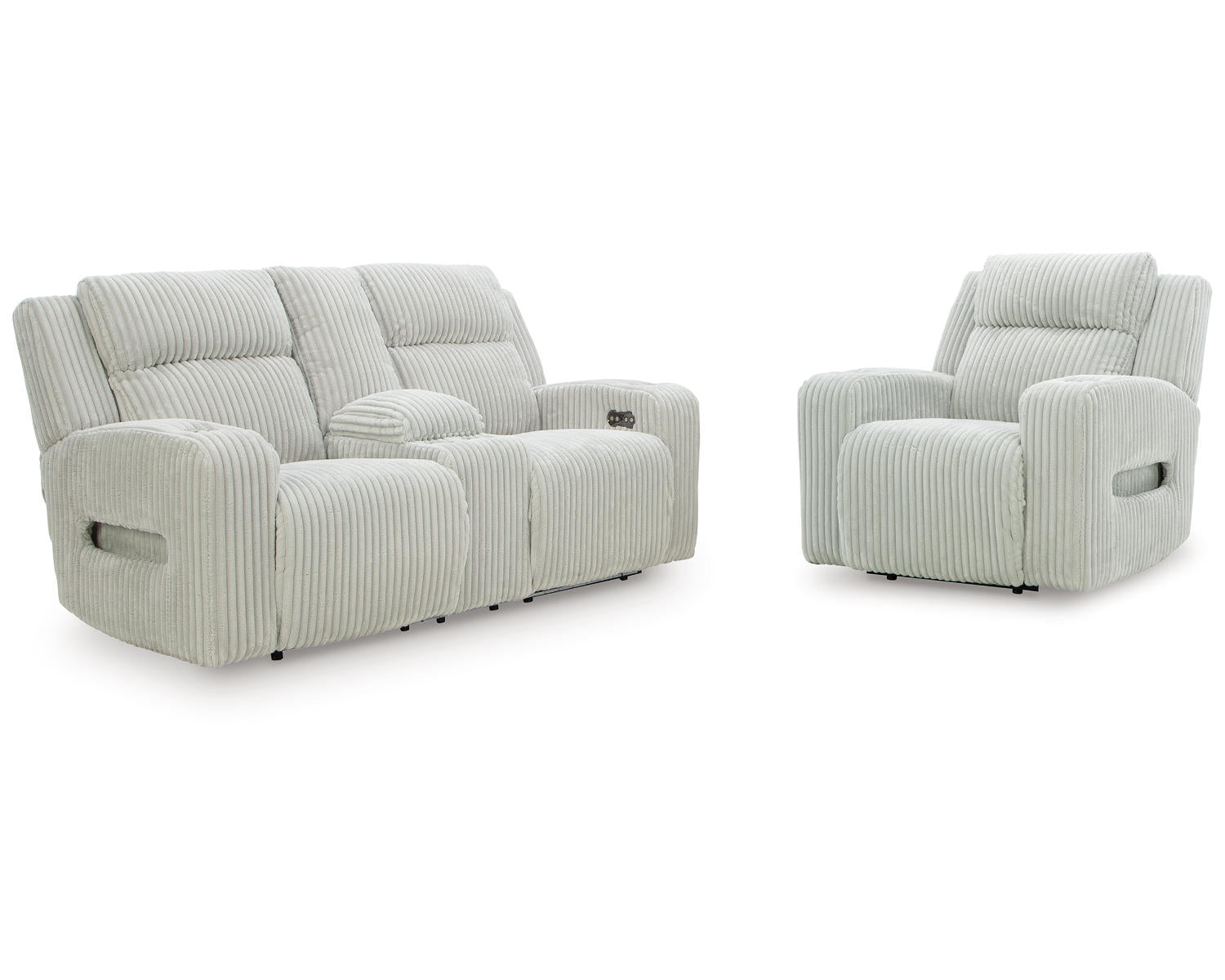 Forest Lake Power Reclining Loveseat and Power Recliner