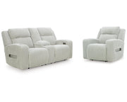 Forest Lake Power Reclining Loveseat and Power Recliner