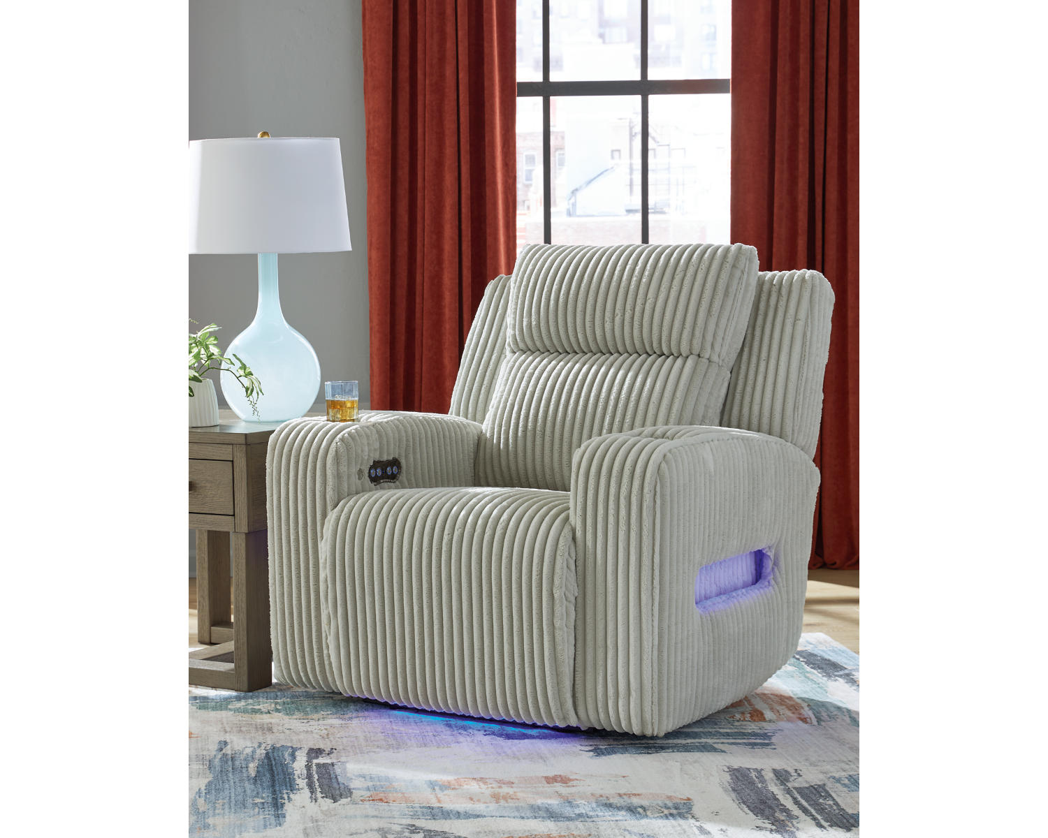 Forest Lake Power Reclining Loveseat and Power Recliner