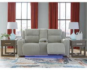 Forest Lake Power Reclining Loveseat with Console
