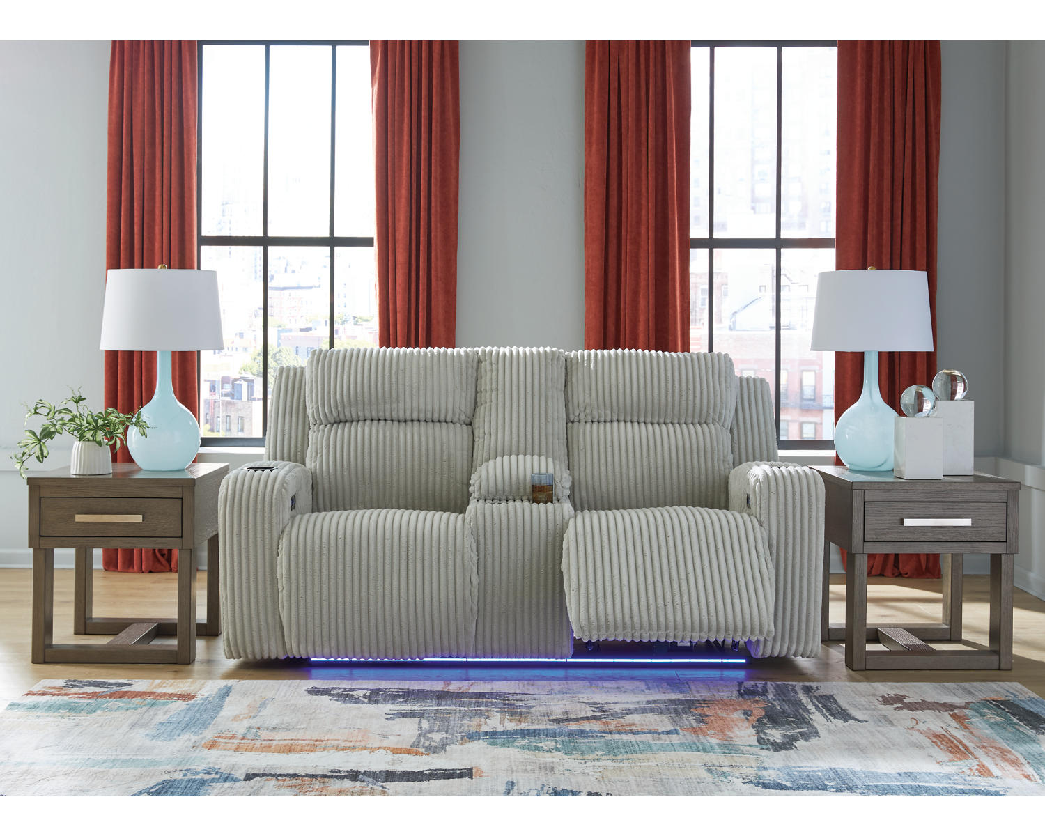 Forest Lake Power Reclining Loveseat and Power Recliner