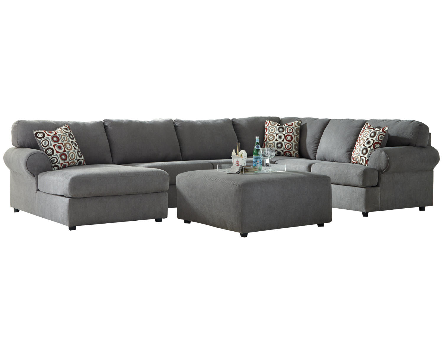 Jayceon 3-Piece Sectional and Ottoman