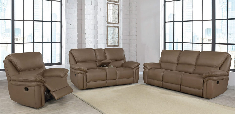 Breton Upholstered Tufted Back Motion Sofa