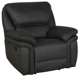 Sillón reclinable con respaldo capitoné tapizado bretón
