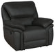 Sillón reclinable con respaldo capitoné tapizado bretón