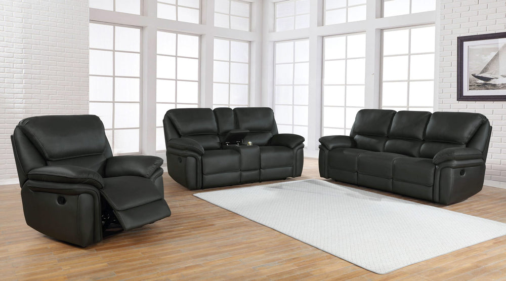 Sillón reclinable con respaldo capitoné tapizado bretón