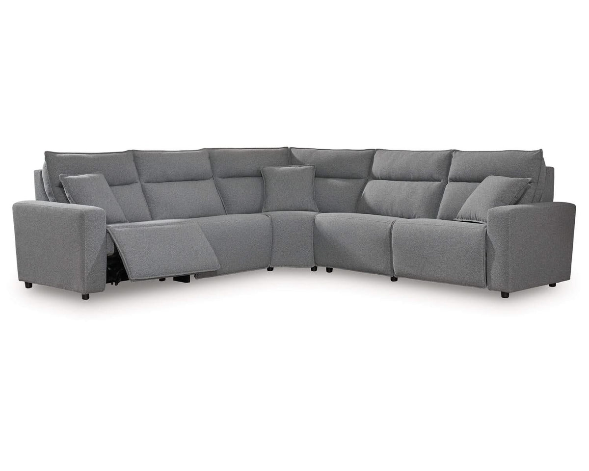 Seccional reclinable eléctrico ModMax II de 5 piezas