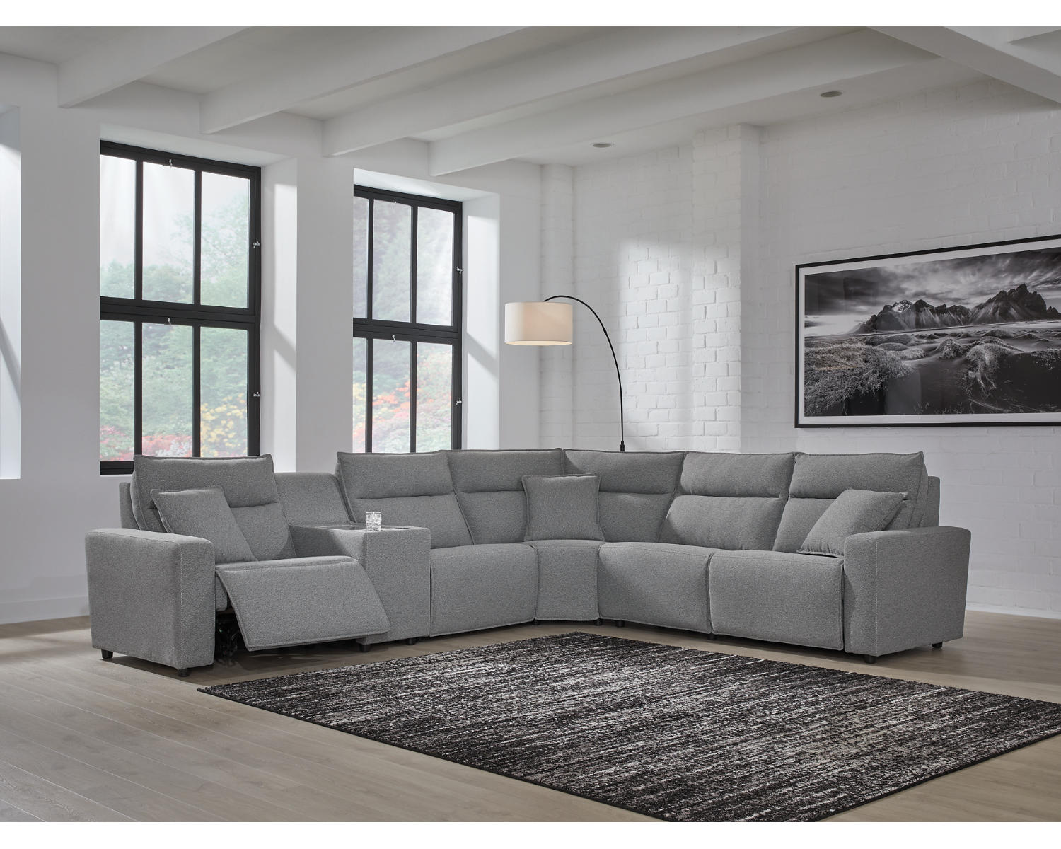 ModMax II 6-Piece Reclining Sectional with Console