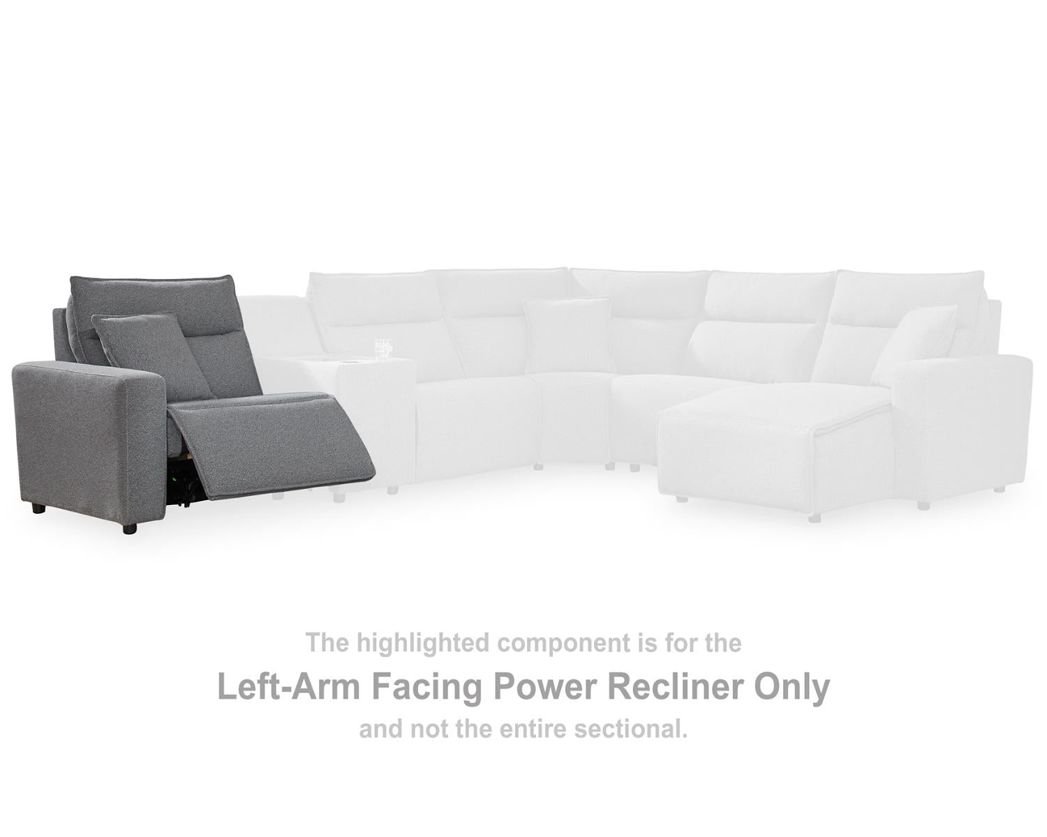 ModMax II Left-Arm Facing Power Recliner