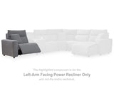 Sillón reclinable eléctrico ModMax II con brazo izquierdo