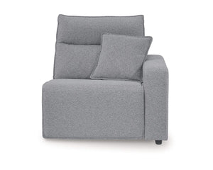 Sillón reclinable eléctrico ModMax II con brazo derecho