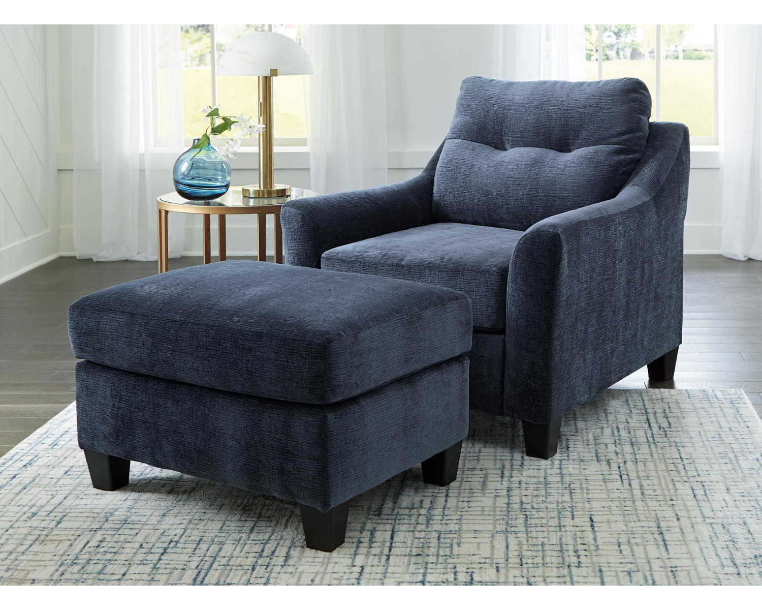 Amity Bay Chair and Ottoman