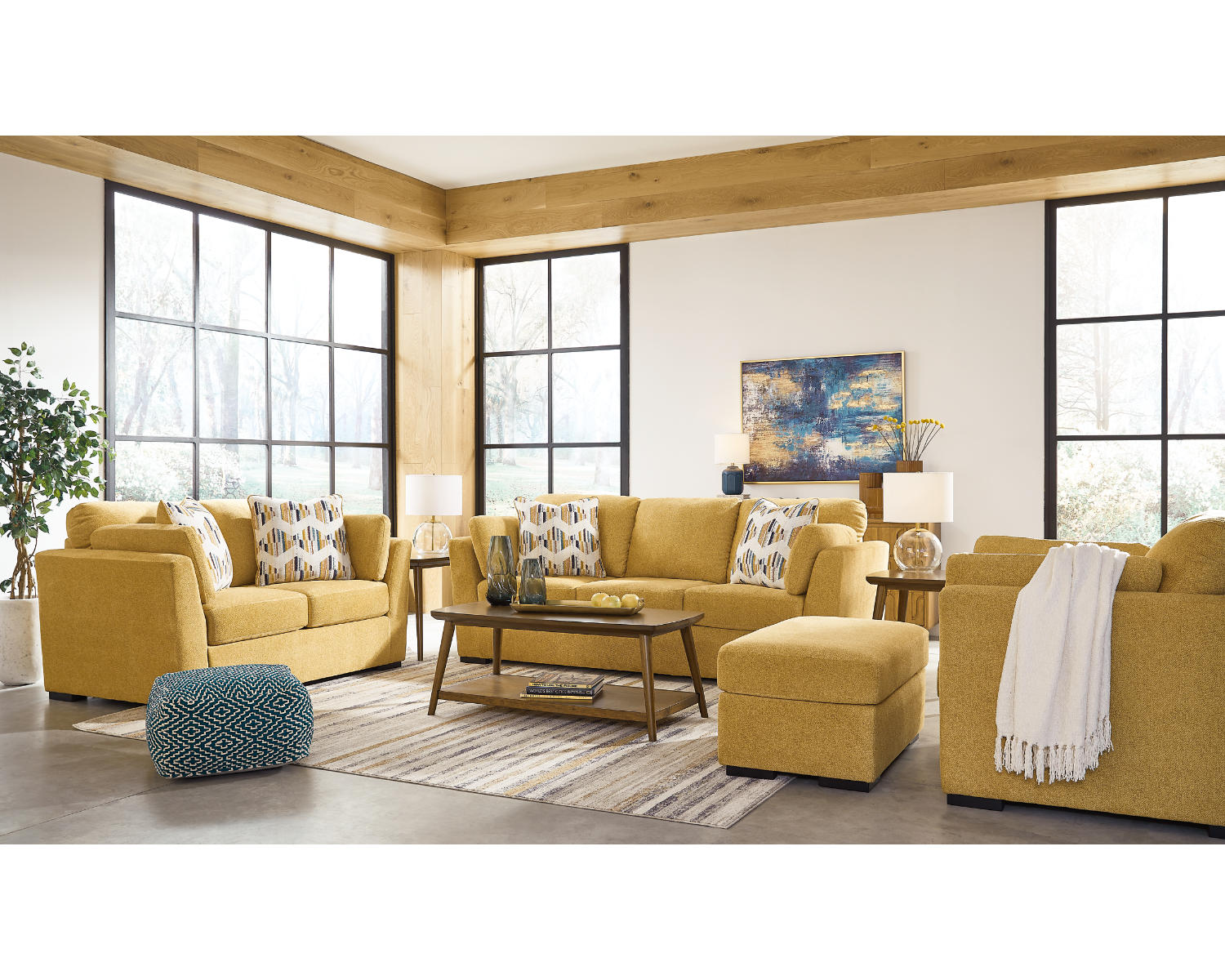 Keerwick Sofa, Loveseat, Oversized Chair and Ottoman