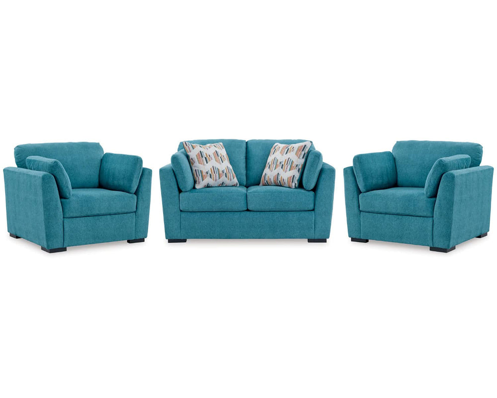 Keerwick Loveseat and 2 Oversized Chairs